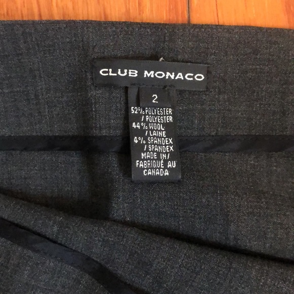 Club Monaco Grey Skirt - Picture 3 of 3